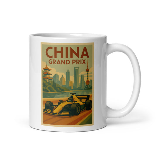 china grand prix wall paper, mug ceramic